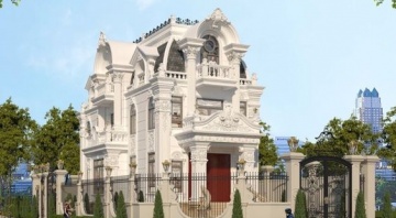 MẪU NHÀ BIỆT THỰ  CỔ ĐIỂN